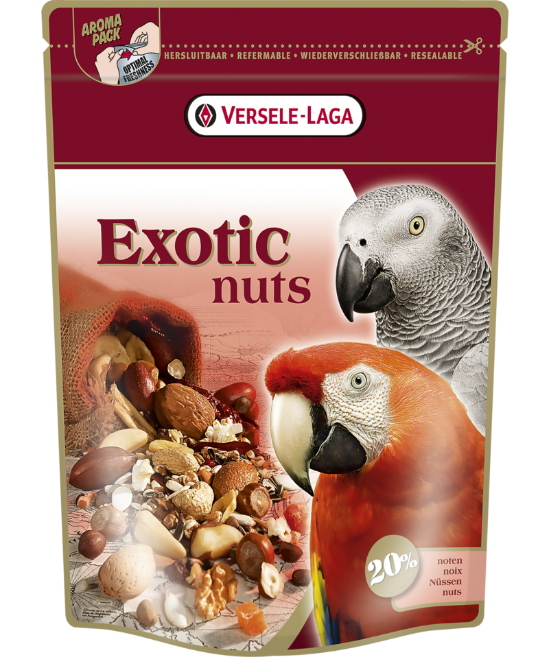 Exotic Nuts 750гр - за големи папагали с ядки