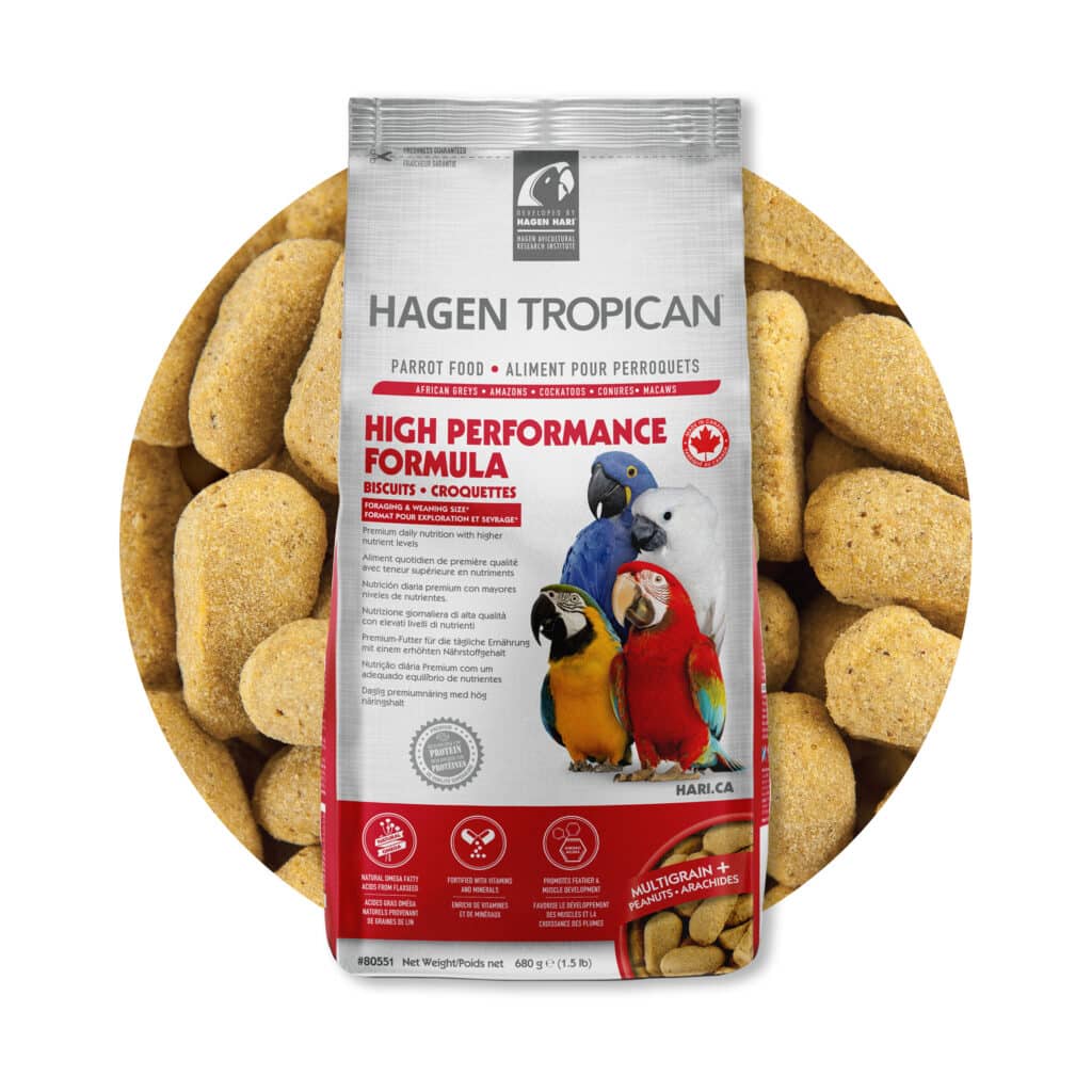 Hagen Hari Tropican – Високопротеинови бисквити за средни и големи папагали