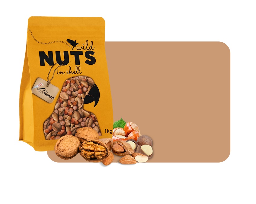 Your Parrot Ядки в черупка Wild nuts in shell 1кг.