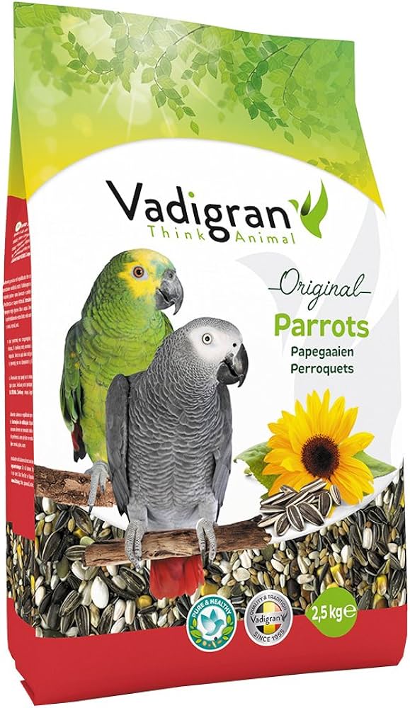 Пълноценна храна за средни и големи Папагали 2,5 кг. - Vadigran Parrot Original