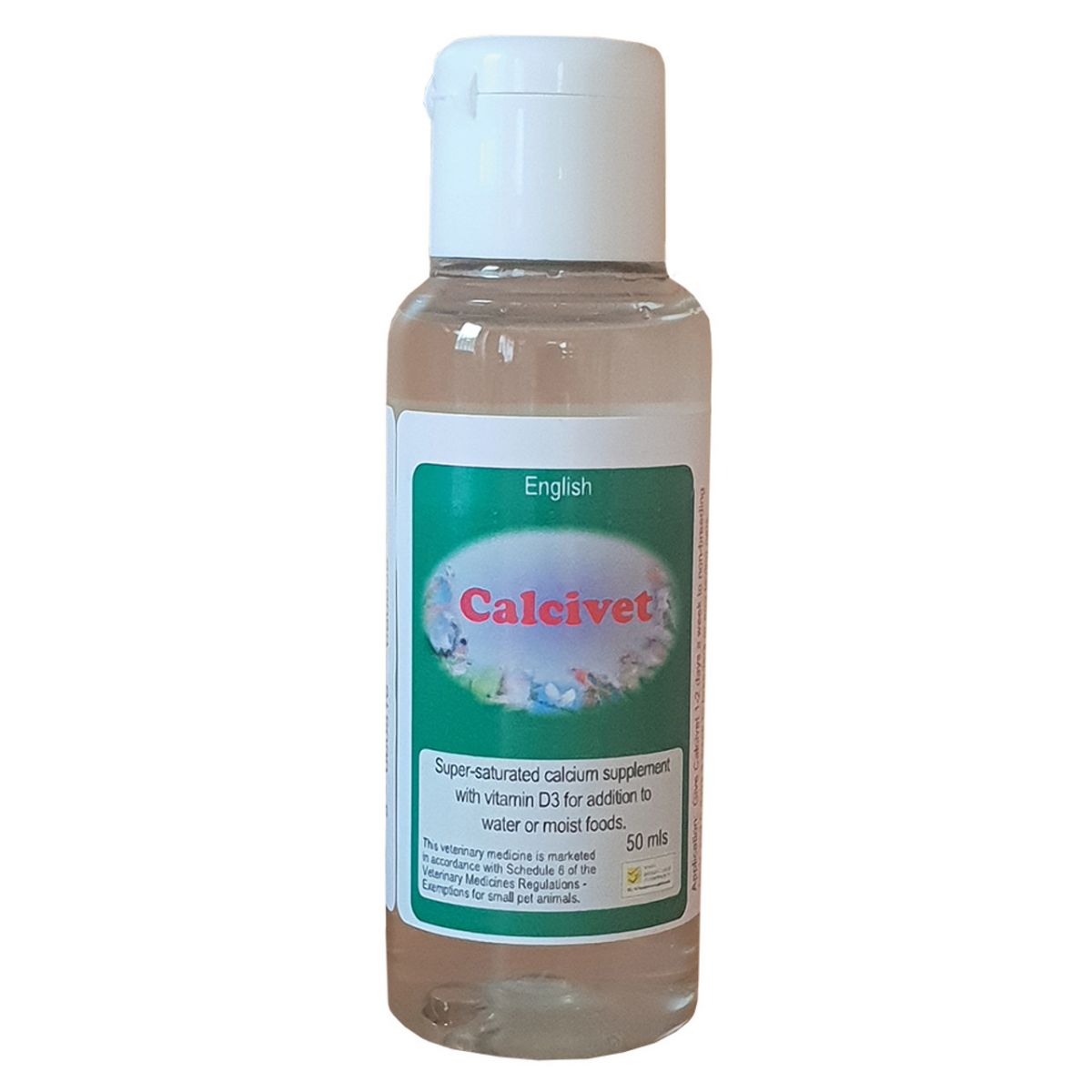 Течен Калций за Папагали -CALCIVET +вит. D3 - 50 ml.