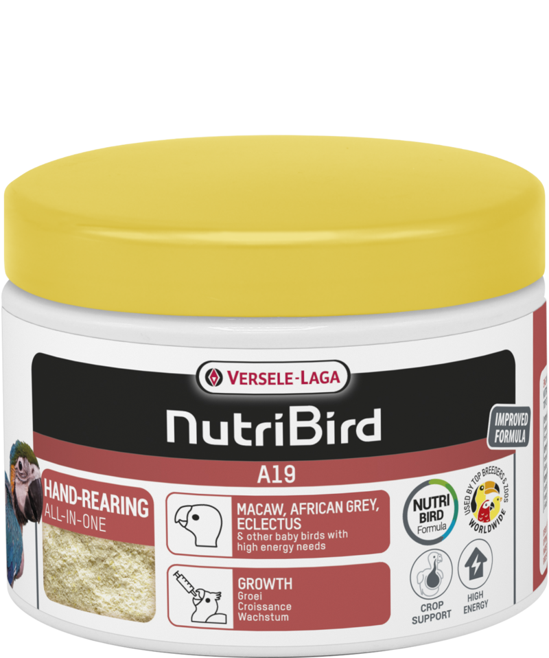 Versele Laga - Nutribird A19 - за ръчно хранене на бебета големи папагали 800 гр.