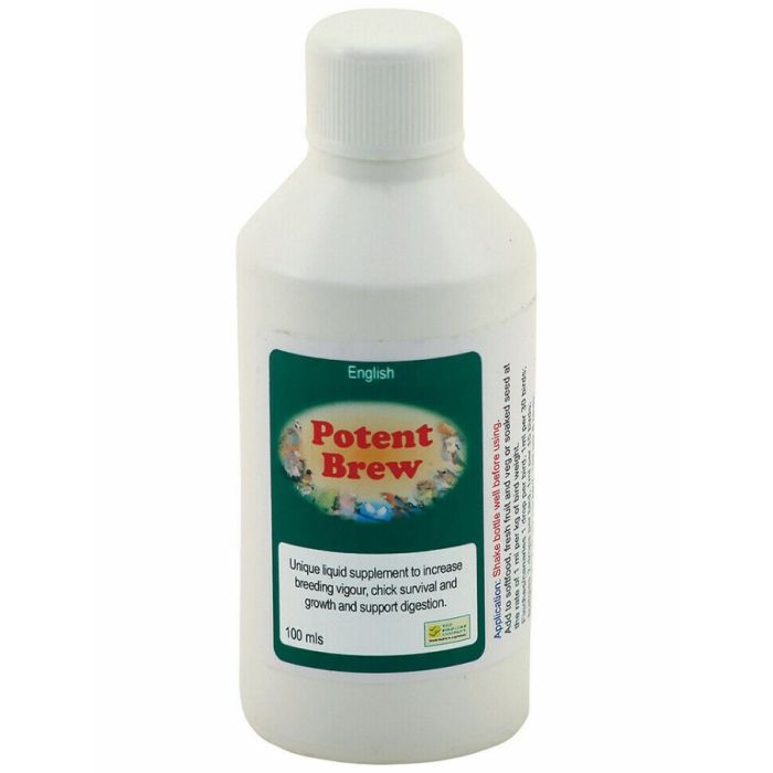 POTENT BREW Жив пробиотик 100 ml. за домашни птици и папагали